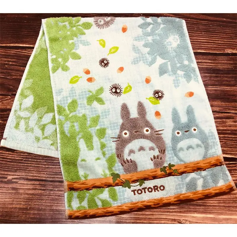 Хлопковое полотенце для лица в стиле аниме Тоторо с героями мультфильмов | Дом и