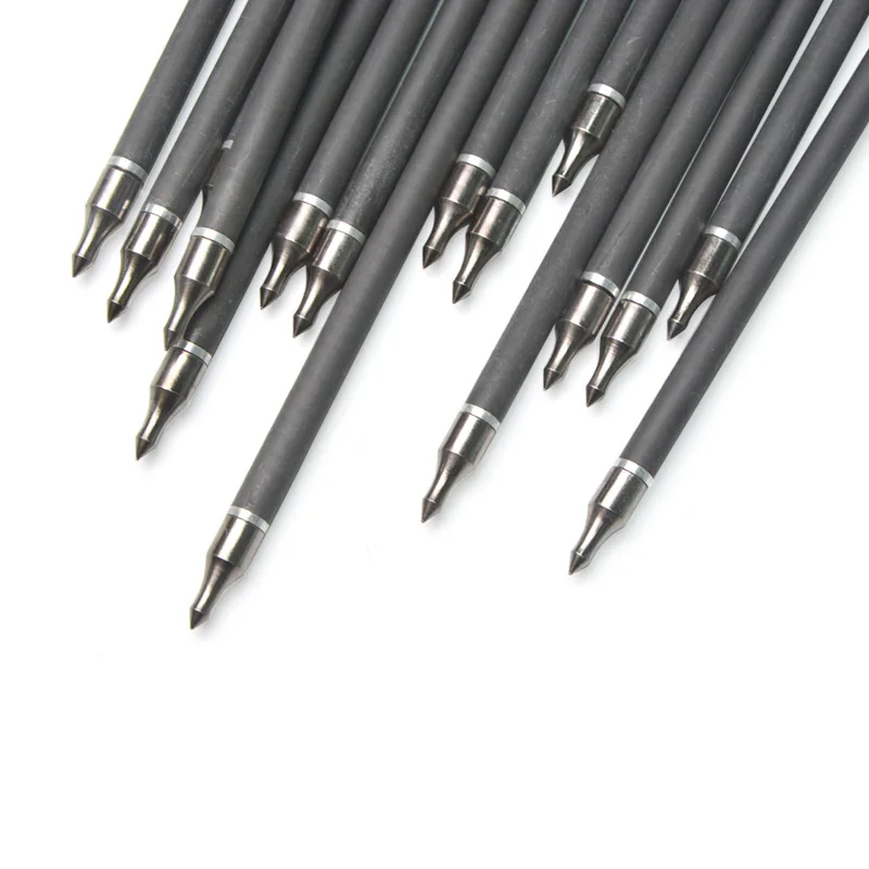 31 дюйм стрельба из лука 400 позвоночника углеродные стрелы OD 7 6 мм 3 дюйма лопатки