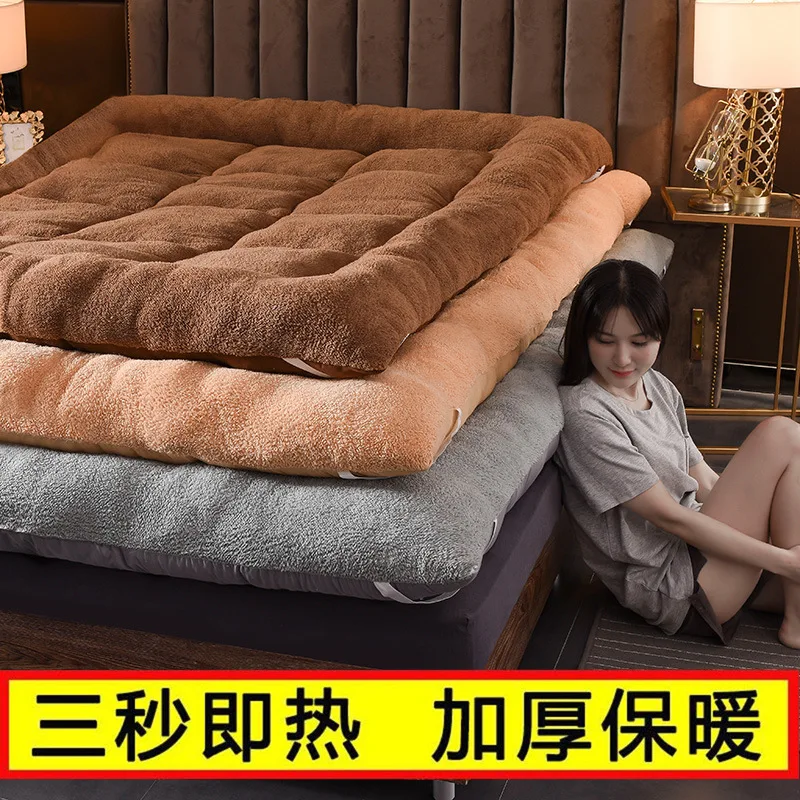 

Thickened Double 1.8m Mattress 1.5m Single Student 1.2m Tatami Foldable Cushion Hotel Mattress Tatami Mats Mattress Topper
