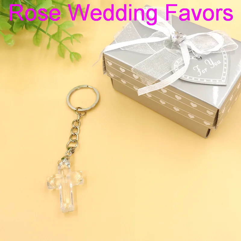 (20 шт./лот) Бесплатная доставка + выбор брелок с крестом из кристаллов подарок на