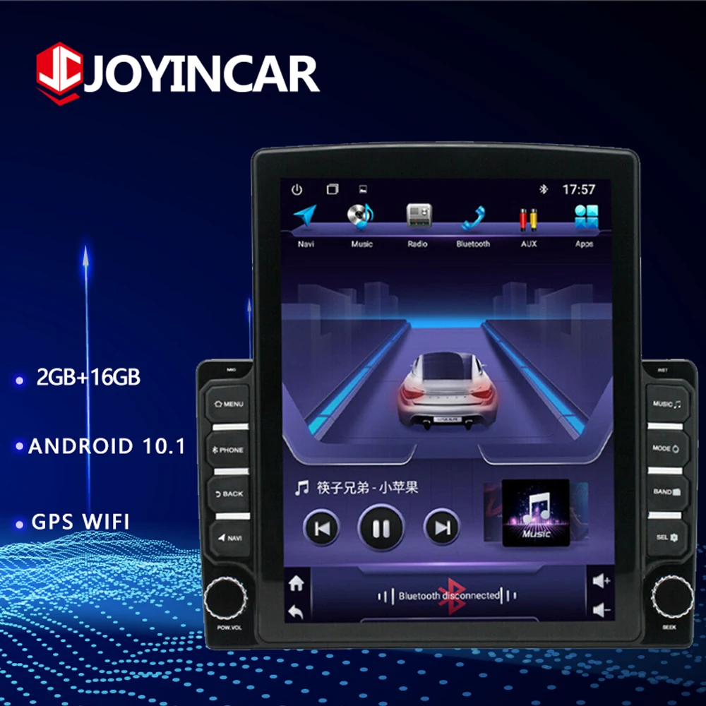 

Автомагнитола 2DIN, 9,7 дюйма, Android 10,1, 2 ГБ + 16 ГБ, автомобильный DVD-плеер, GPS-радио, Wi-Fi, сенсорный экран 2DIN для универсального Авторадио