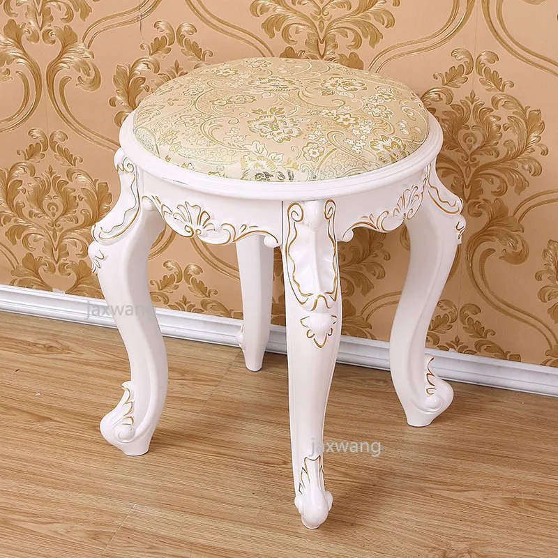 Американский табурет для дома гостиной квадратный Европейский резной диван