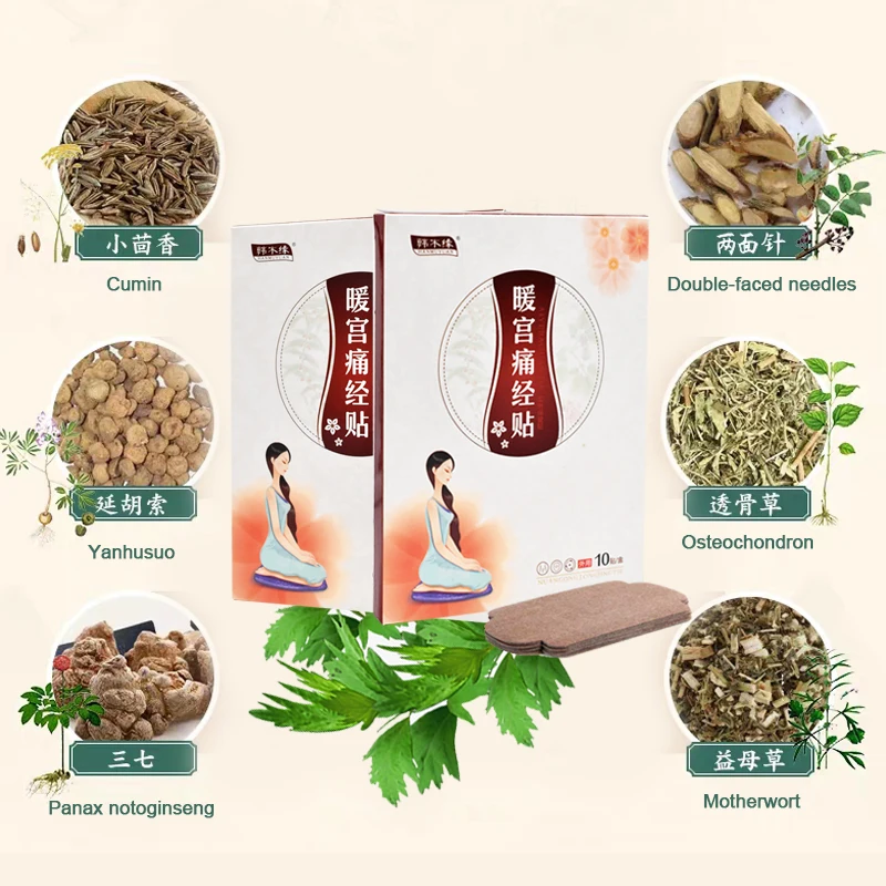 Dysmenorrhea Pain Relieving Patch Heat Relieve Palace Cold Hysterospasm Menstrual Cramp Women Period menalgia Cu | Красота и здоровье