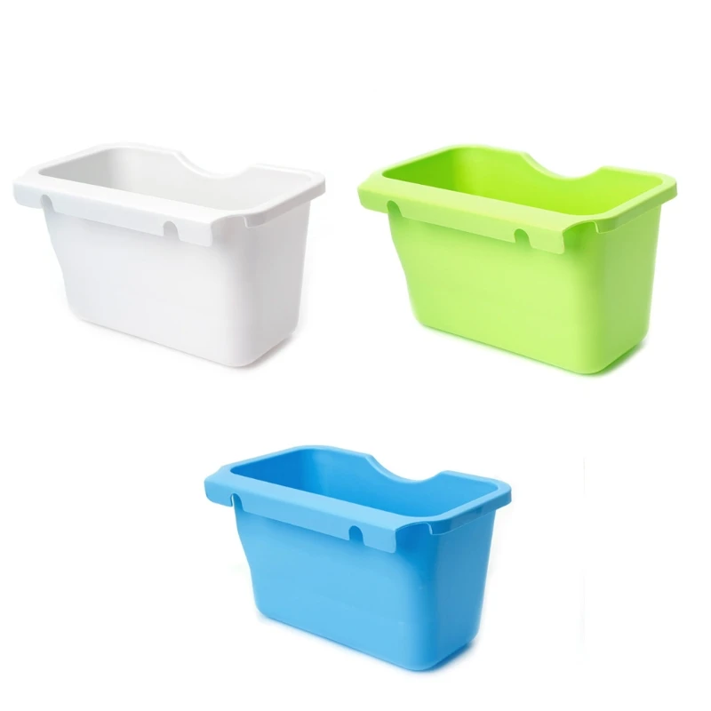 

Plastic Kitchen Cabinet Door Hanging Trash Garbage Can Bin Rubbish Container L5YE