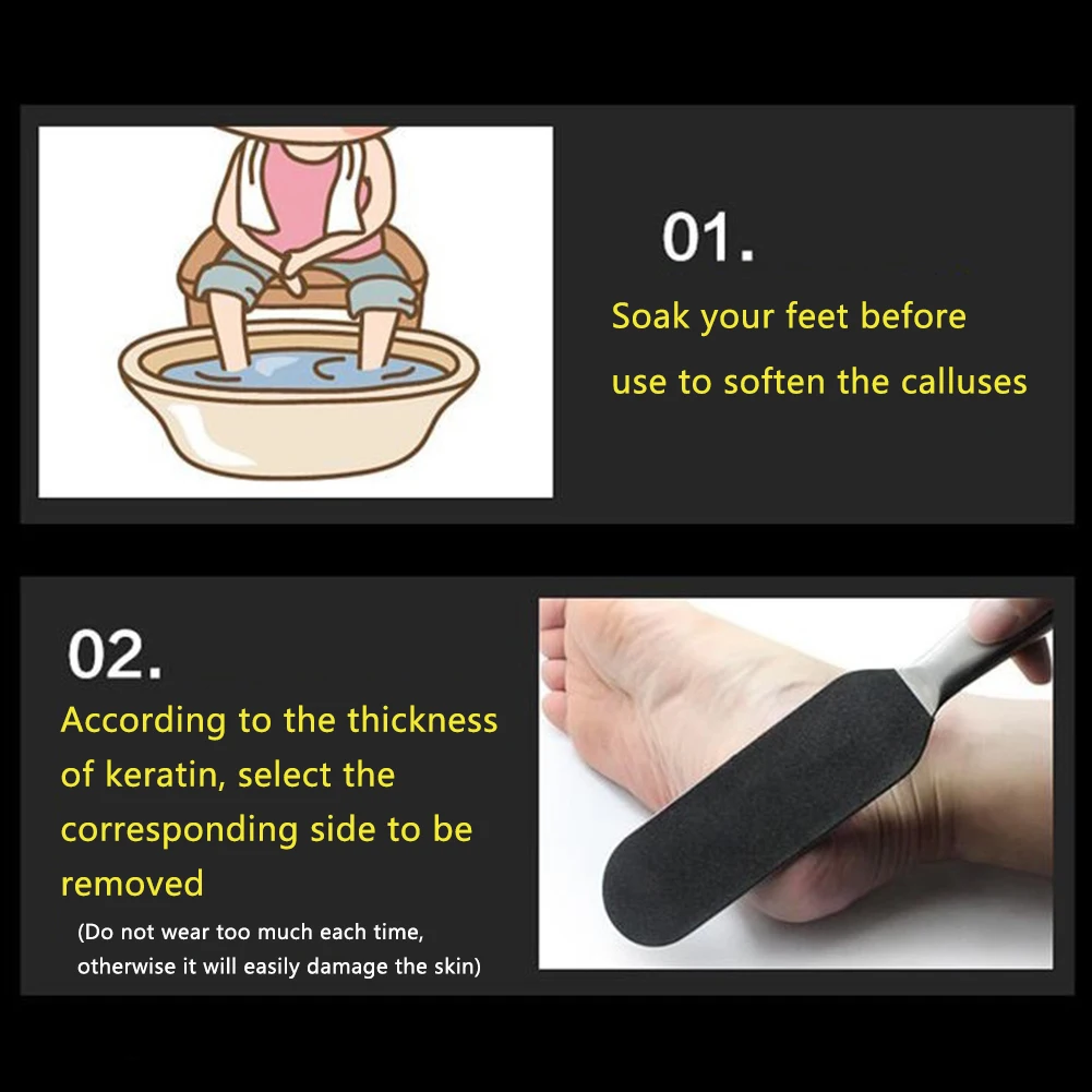 10 шт. профессиональные двухсторонние рашпили для ног | Красота и здоровье