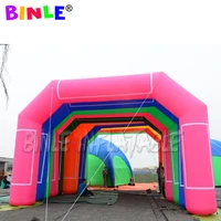 outdoor event inflatable entrance startfinish race arch with customized banners
