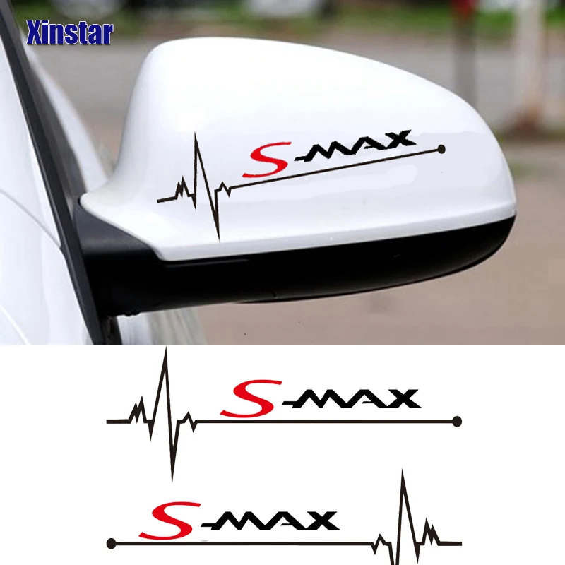 

2pcs Car Rearview Mirror Sticker For Ford Smax S-MAX