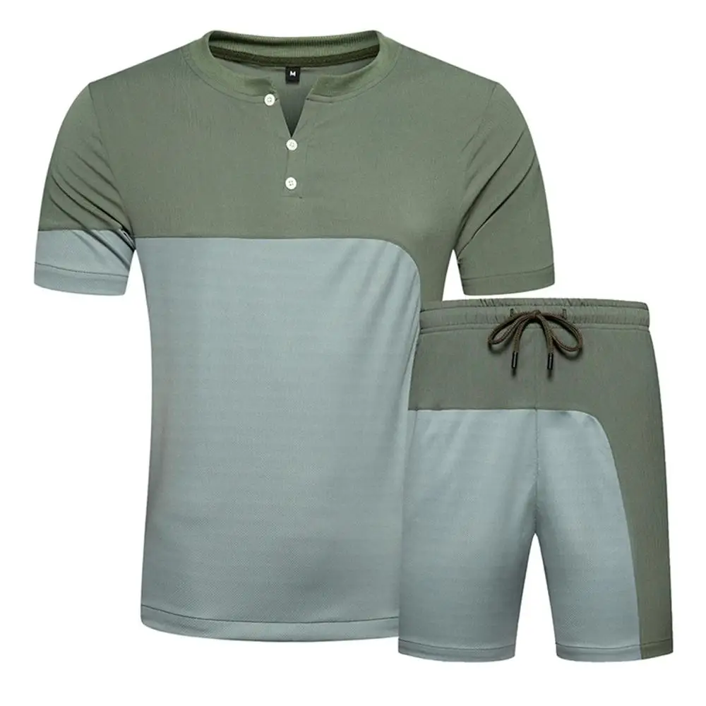 Комплекты спортивный костюм для мужчин летняя толстовка с капюшоном и завязками