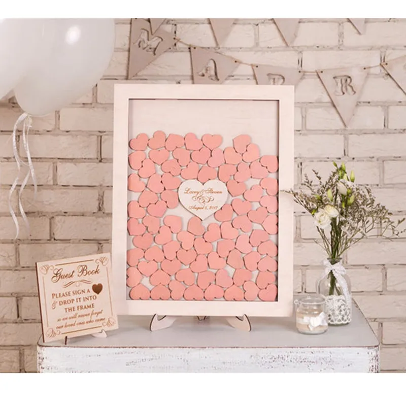 Деревенская Румяна сердца Гостевая книга Альтернатива падение коробка