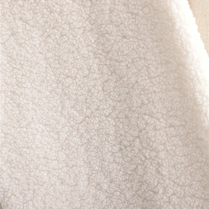 

Merodi Women Winter Fashion Za White Long Hairy Coats Autumn Chic Lady Casual Single Breated Cashmere Warm Loose Outwear Chic