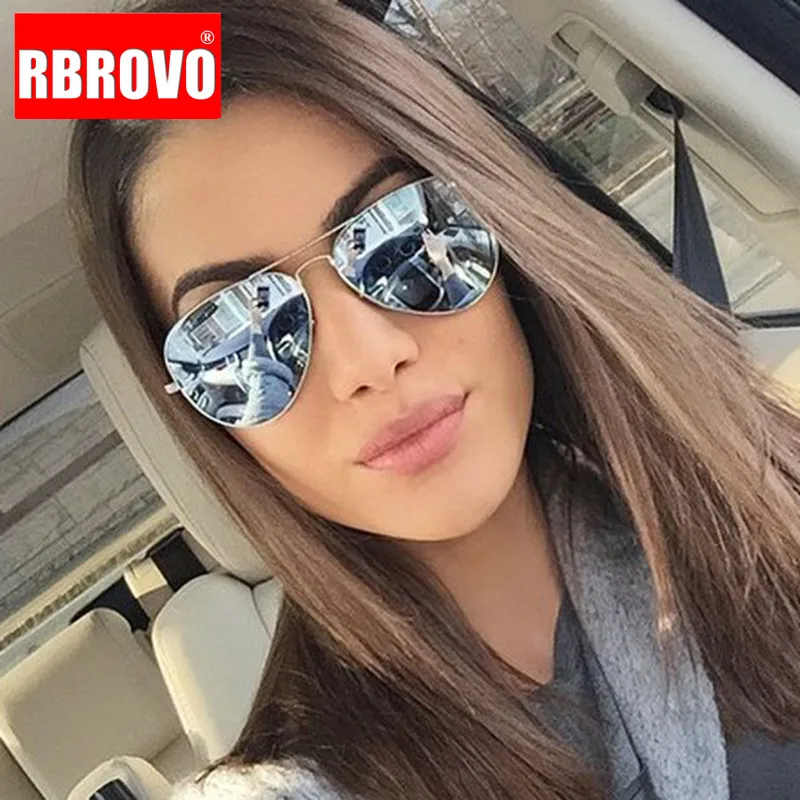RBROVO 2021 классические женские солнцезащитные очки для вождения металлические