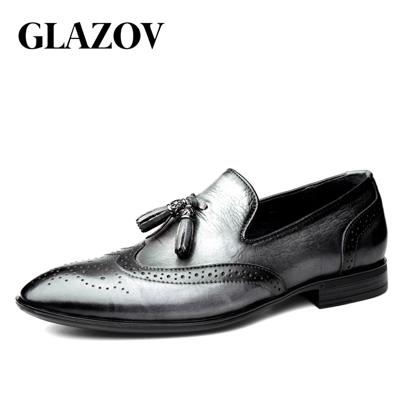 Мужские мокасины из лакированной кожи черного и серого цвета размеры 36 48|Туфли| |