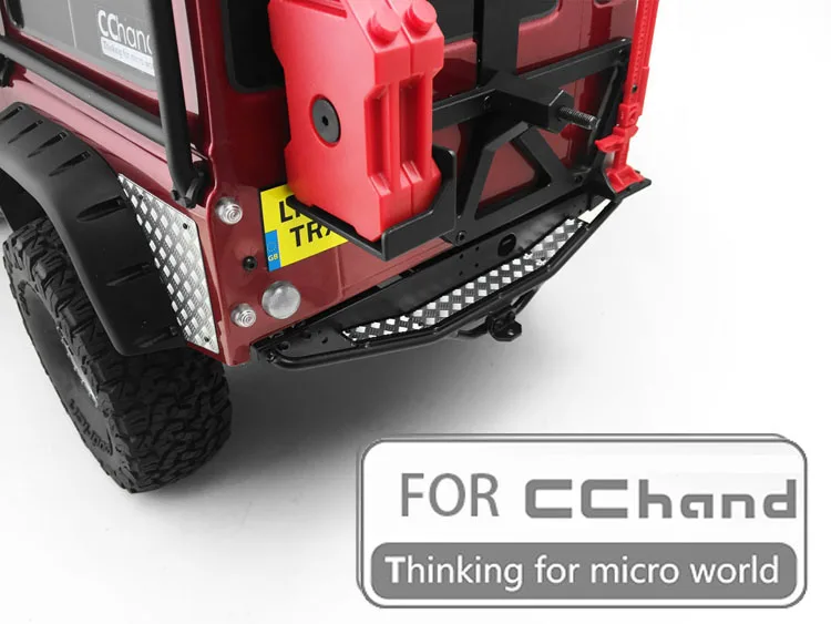 Алюминиевый металлический задний бампер для Traxxas trx 4 (CCHAND)|Детали и аксессуары| |
