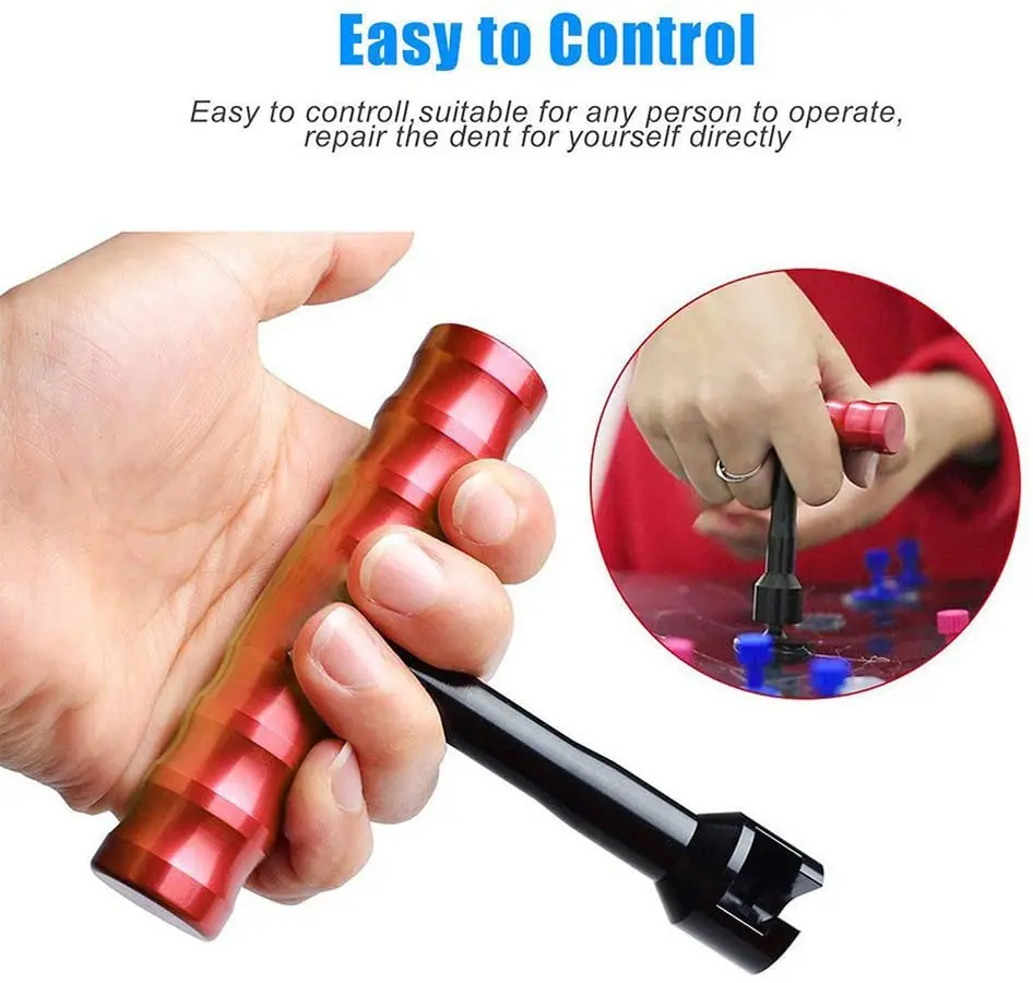 Preço 29 Pçs Carro Kits De Remoção De Reparação Paintless Dent Ferramentas De Remoção Martelo T-bar Cola Extrator Dent Repair Kit