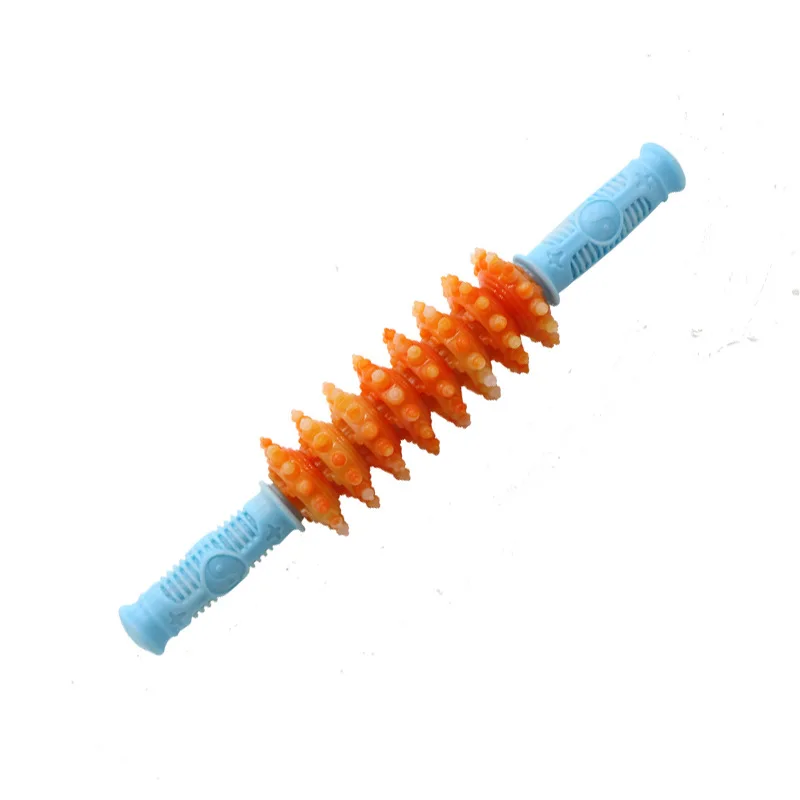 Новый Пластик ручка восьмиколесное ручной роликовый массажер прилипает к телу