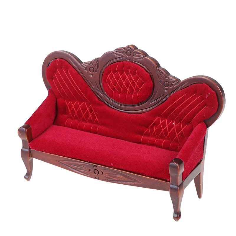 Новый 1:12 миниатюрный мягкий диван для кукол мини мебель игрушки Кукольный дом