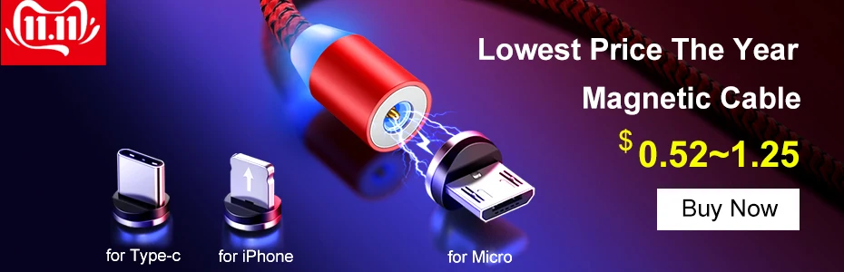 Магнитный кабель Elough Espark USB C для iPhone, кабель type c, кабель 3A quick charge3.0, магнитный кабель для зарядки и передачи данных