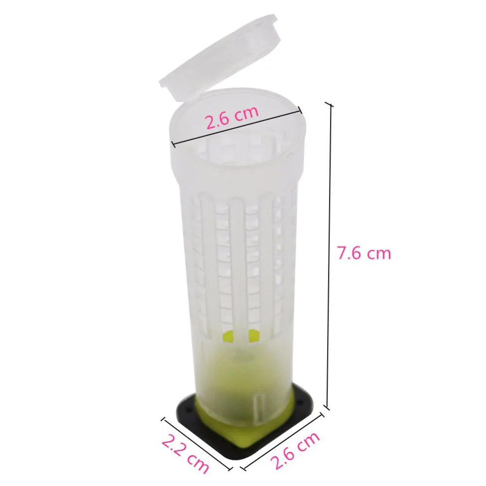 Набор стаканчиков для пчеловодства queen Bee Hair роликовые клетки пластиковые