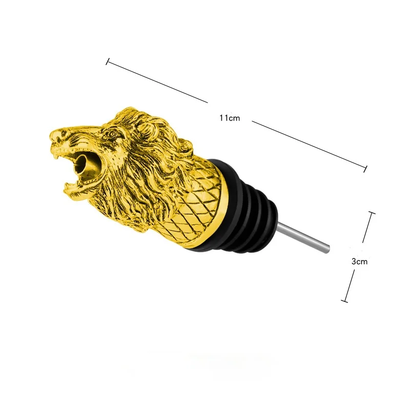 Аксессуары для украшения бара нержавеющая сталь Леопардовый Лев фотостопор вина