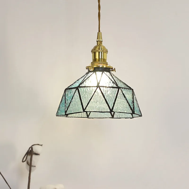 

Подвесной светильник из стекла, 11 стилей, минималистичный дизайн, внутренняя светодиодная лампа, для спальни, прикроватная, для гостиной, столовой, коридора, подвесные светильники