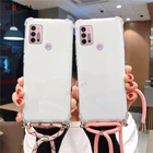 Силиконовый чехол с ремешком через плечо для Lenovo K13 K12 Note, чехлы с подушкой безопасности, Противоударная прозрачная задняя крышка для Lenovo K13 Pro