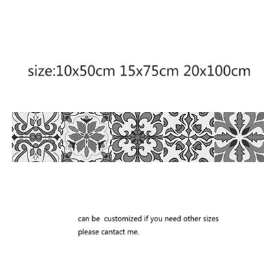 Серая плитка в марокканском стиле стикеры водонепроницаемые самоклеящиеся обои