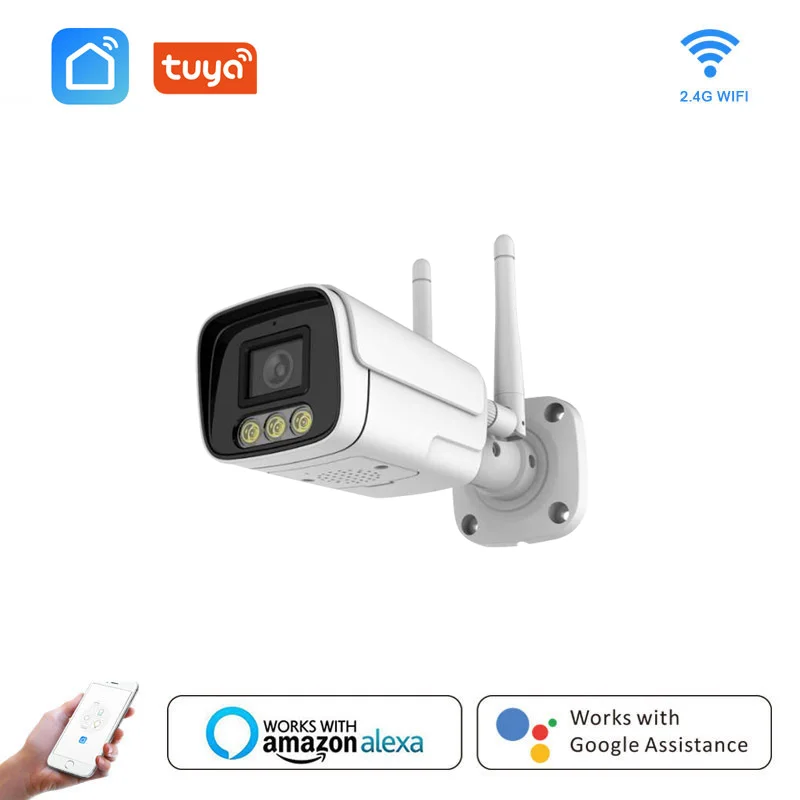 

IP-Камера уличная Водонепроницаемая с поддержкой Wi-Fi, 1080P, 2 МП
