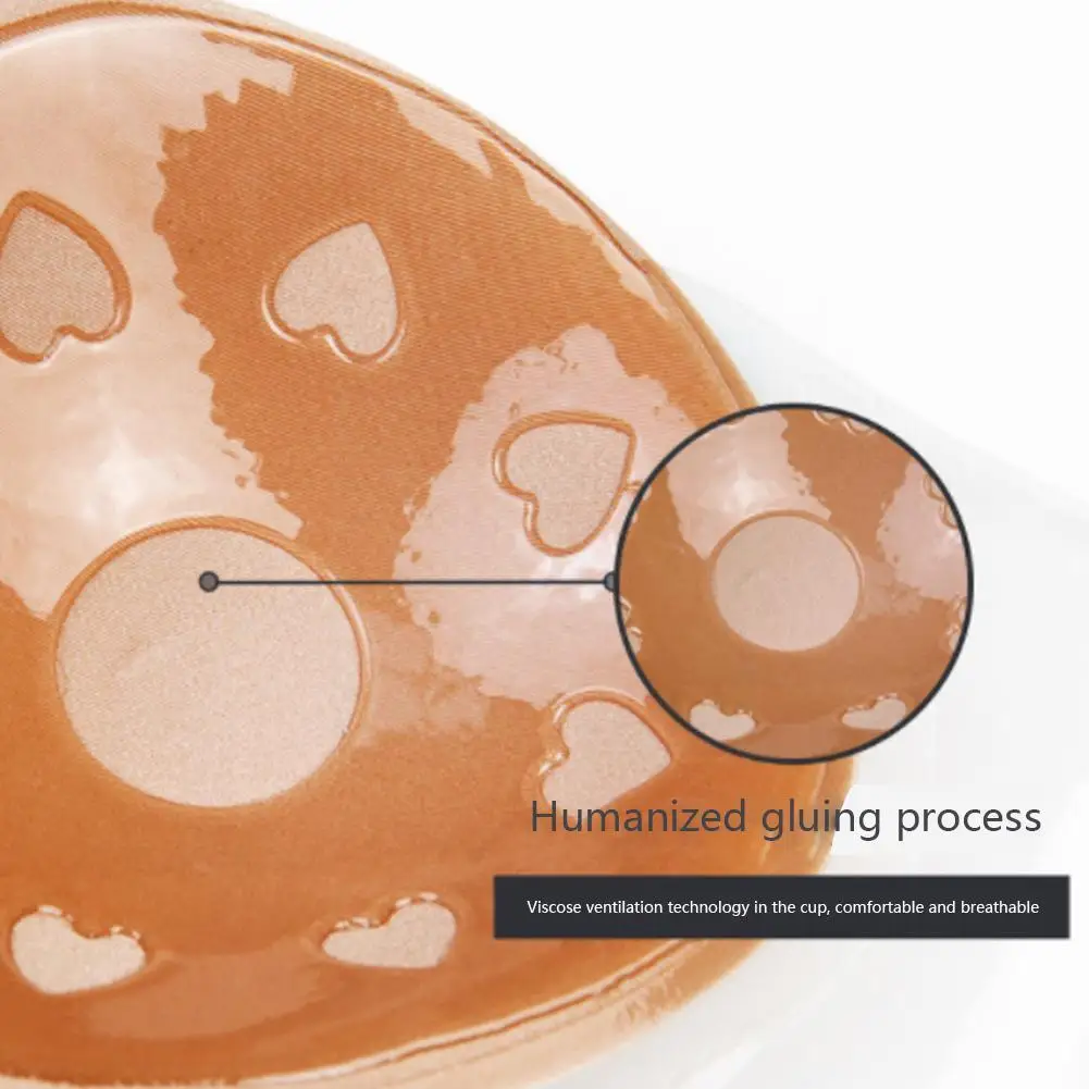 

Water Drop Anti-Sagging Breathable Hidden Silicone Chest Lifting Pad Lifting Invisible Stickers Cove Anti-Bump Nipple Bra B U7D3