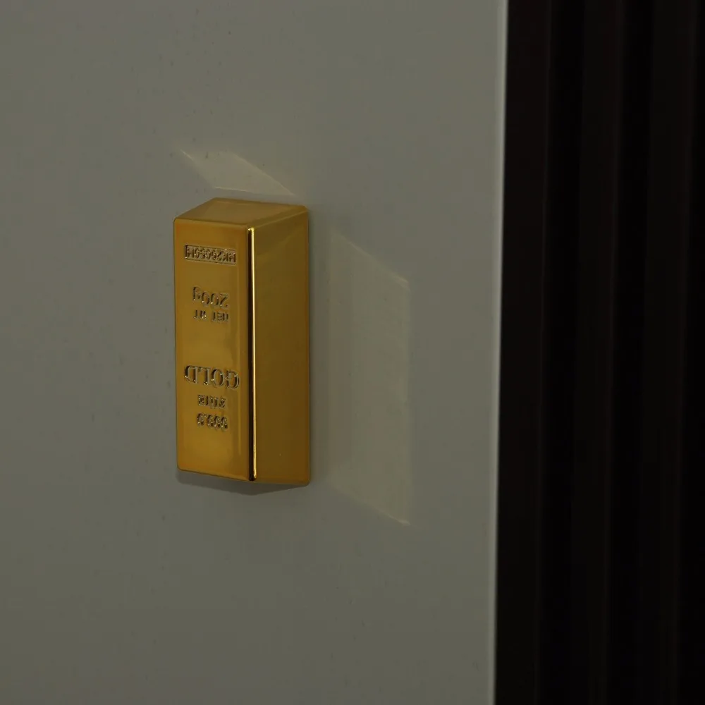 Новая магнитная наклейка на холодильник в форме золотого кирпича полезная