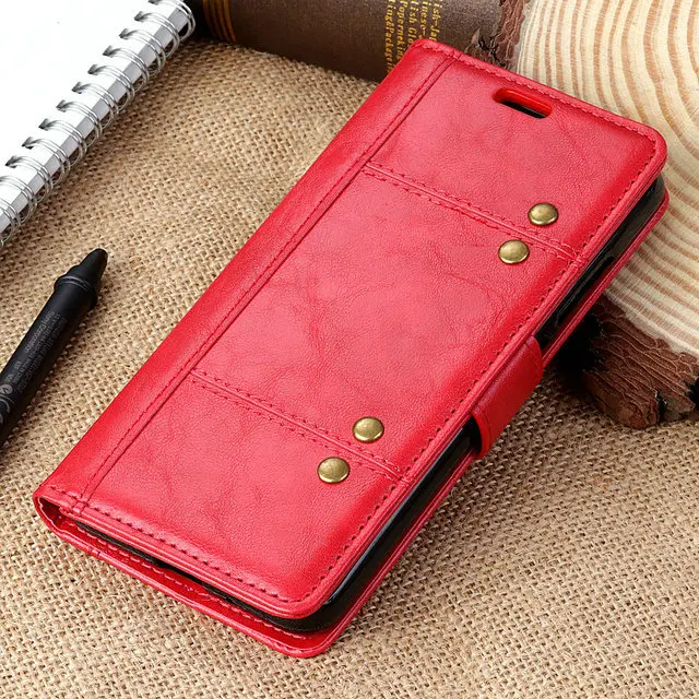 Red (HBW) Чехол для Xiaomi Redmi Note 8 Pro, роскошный кожаный кошелек 360, защитный чехол для Funda Redmi Note 8, чехол для Redmi Note8 Pro 8Pro, откидная крышка - Цвет: Red (HBW)