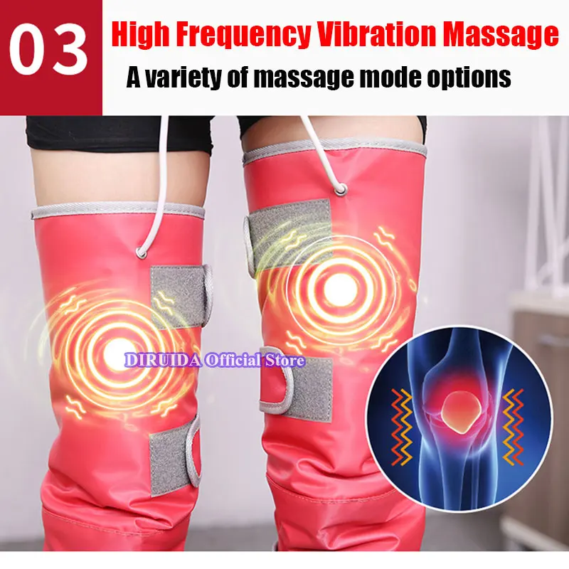 Новый Электрический инфракрасный нагрев ног Вибрационный массаж сжигание жира