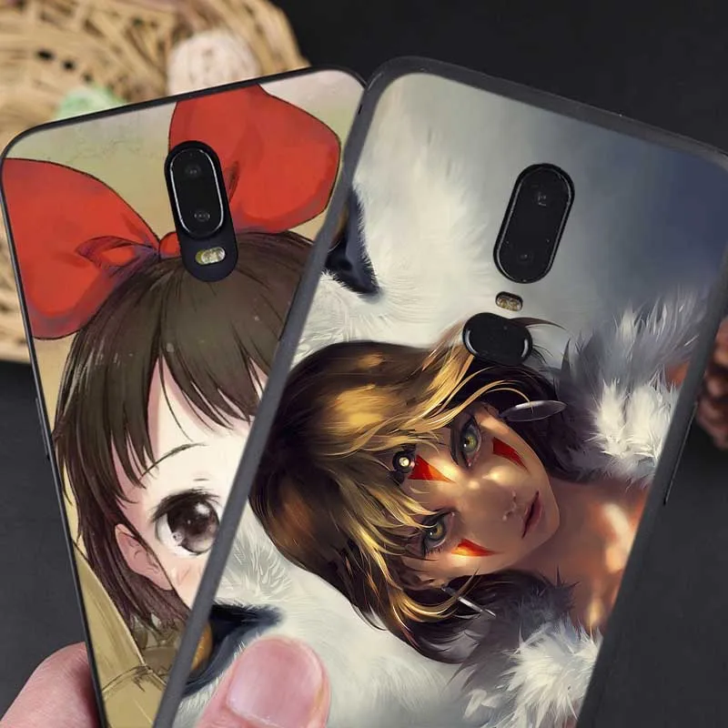 Для oneplus one plus 7 pro 7t 6 6t 5t Мягкий силиконовый чехол для телефона мультфильм Хаяо
