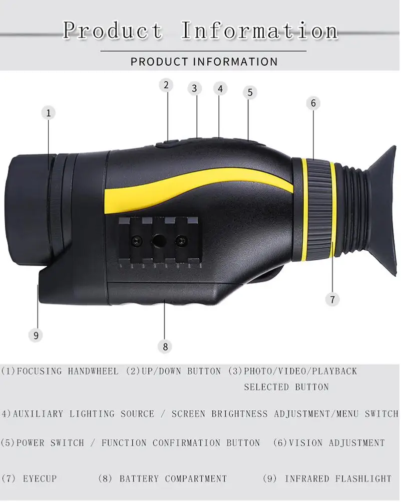 4X35 телескоп ночного видения тепловизор наружный инфракрасный