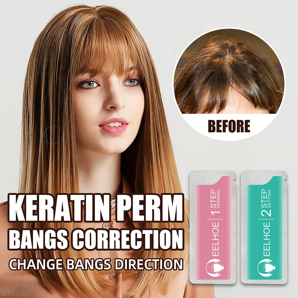 

Hair Bangs Correction Softener Cream Keratin Perm Natural Volume Correction Hair Straightener Softener Ointment