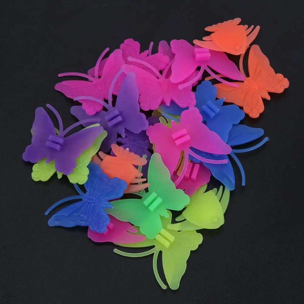 1 пакет Цветные яркие пластиковые бусины для спицам велосипедных колес детский