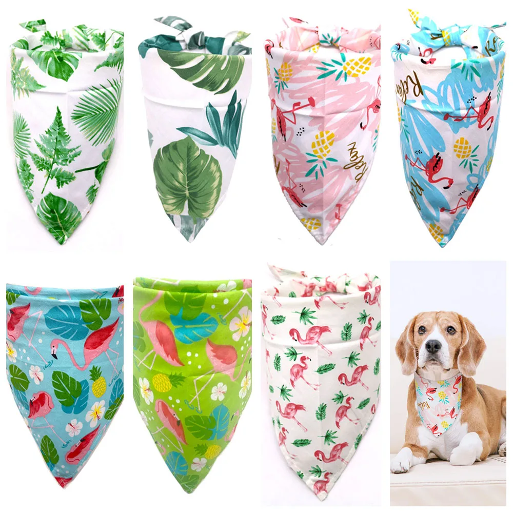 Популярная летняя бандана для собак с принтом шарф кошек и хлопковый