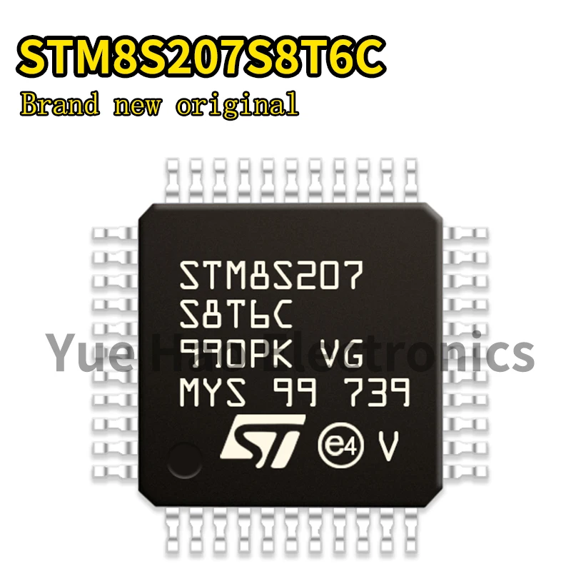 STM8S207S8T6C STM STM8 STM8S STM8S207 STM8S207S STM8S207S8 STM8S207S8T6 IC MCU 8BIT 64KB FLASH LQFP-44 | Электронные компоненты