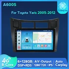 HD 1280*720 Android 11 DSP 4G LTE автомобильное радио мультимедийный видеоплеер для Toyota Yaris 2005-2012 навигация GPS
