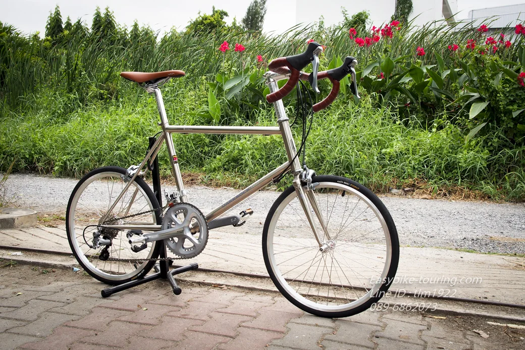 DARKROCK DR-451 Mini Velo Frame Fork Reynolds 520 steel 22 ''дорожный шоссейный велосипед части Классический хром серебро CP щетка закончена