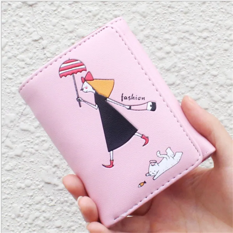 

PU Wallet Women Purse Ladies Clutch Wallet Women Long Card Holder Cute Girls Wallet Cartera Mujer Coin Bag