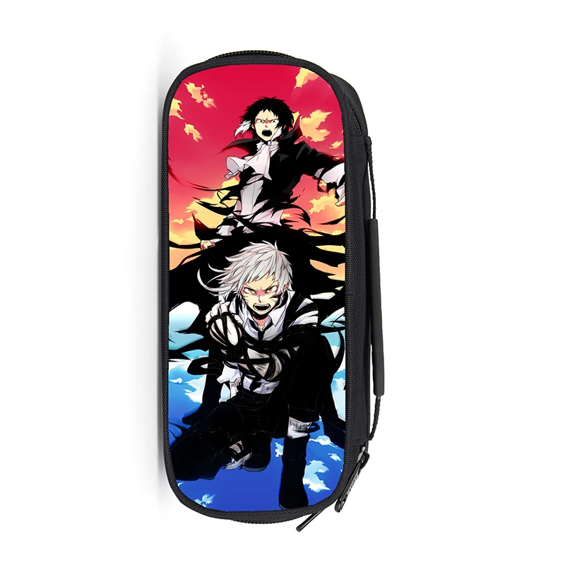 

Anime Bungou Stray Dogs Boys Girls Pencil Bag Students Multifunction Pencil Case School Supplies Sotrage Bags Kids Purse Wallet