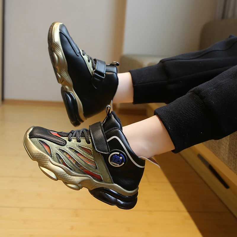 

Новинка 2020, высокие амортизирующие баскетбольные кроссовки для мальчиков, уличные детские кроссовки для улицы, тренировочные ботинки для п...