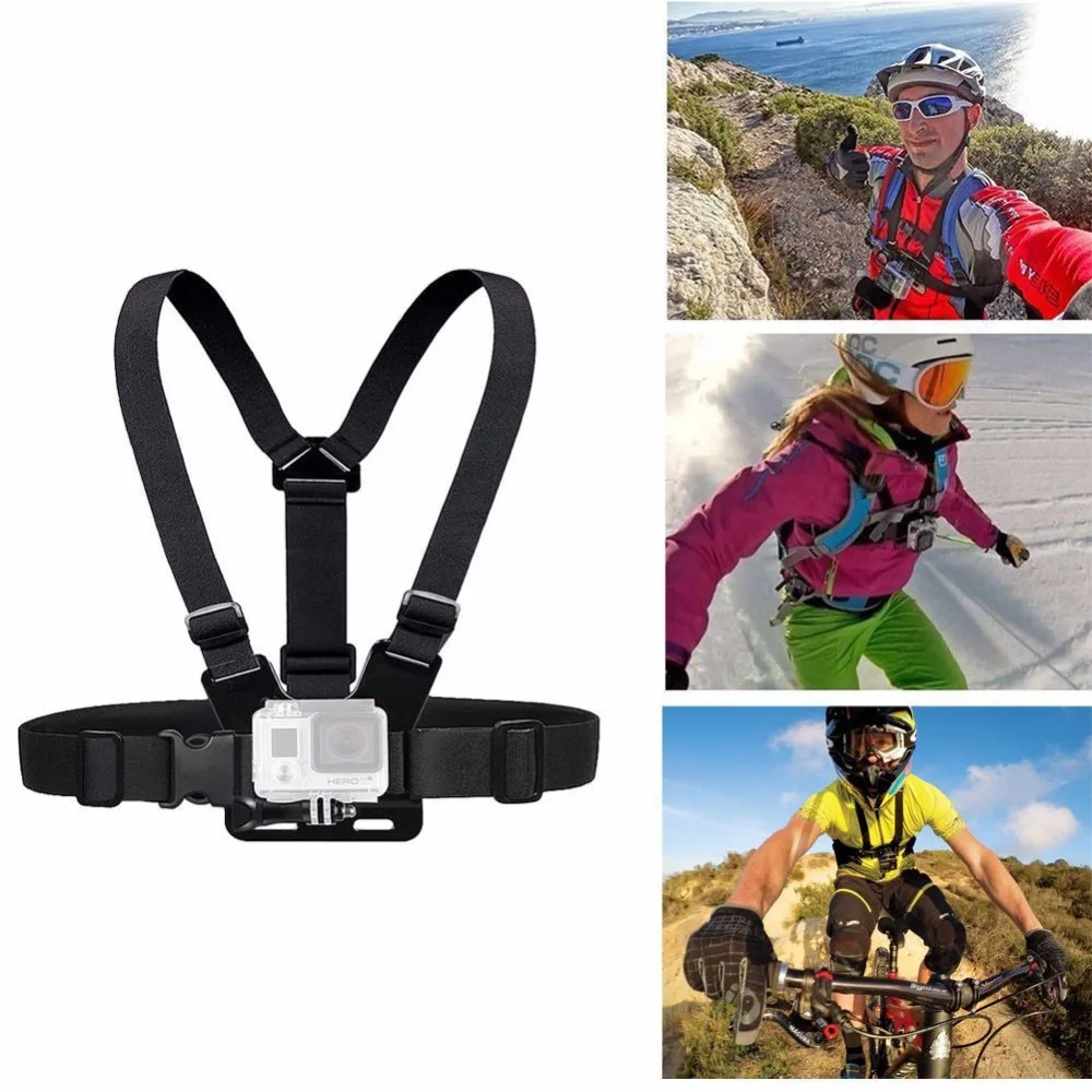 Для спортивной экшн-камеры go pro для мобильного телефона экшн Камера держатель Спортивная водоотталкивающая Камера Gopro ремень крепления регулируемый ремень для спортивной экшн-камеры Xiaomi Yi Gopro Hero 5/4/3/3