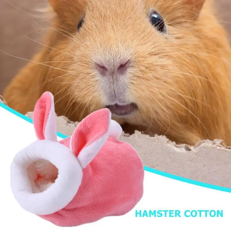 hamster house guinea pig hamster cotton house pet bed house small animal nest winter warm for ratshamsterssquirrelsbirds free global shipping