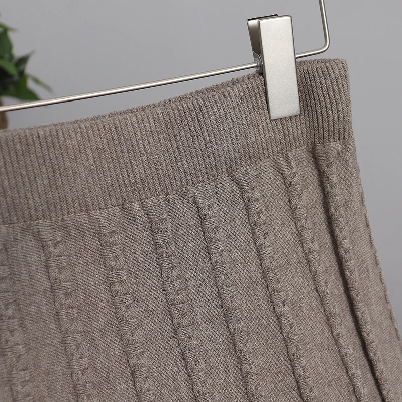 GIGOGOU/плотные теплые женские плиссированные юбки с эластичной высокой талией