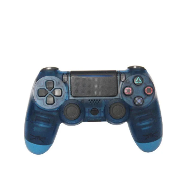 Transparent Blue Управление для консоли Ps4 Dualshock 4 Bluetooth беспроводной контроллер Ps4 Геймпад Джойстик игровой коврик Joypad для playstation 4 PS3 PC - Цвет: Transparent Blue