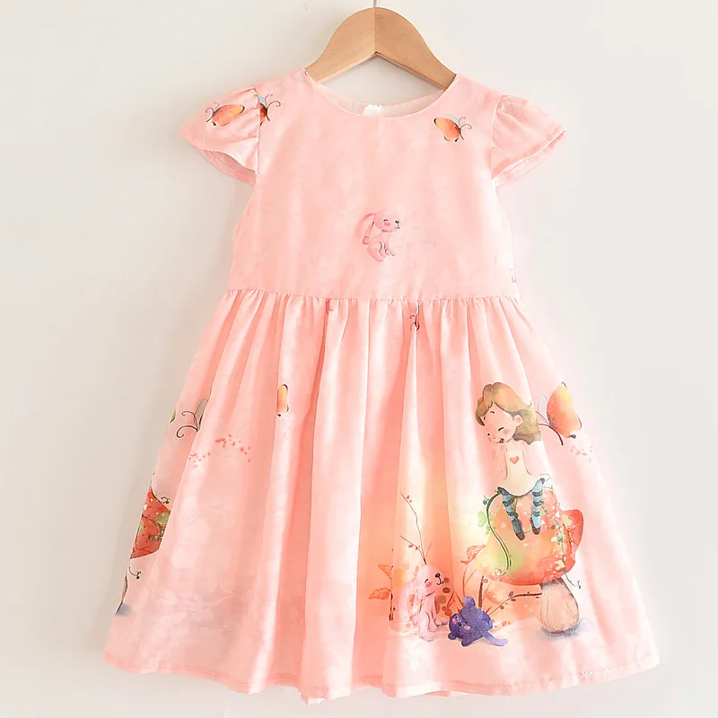 Любовь DD &amp мм 2021 платья для девочек Новая одежда милый костюм с рисунком героев