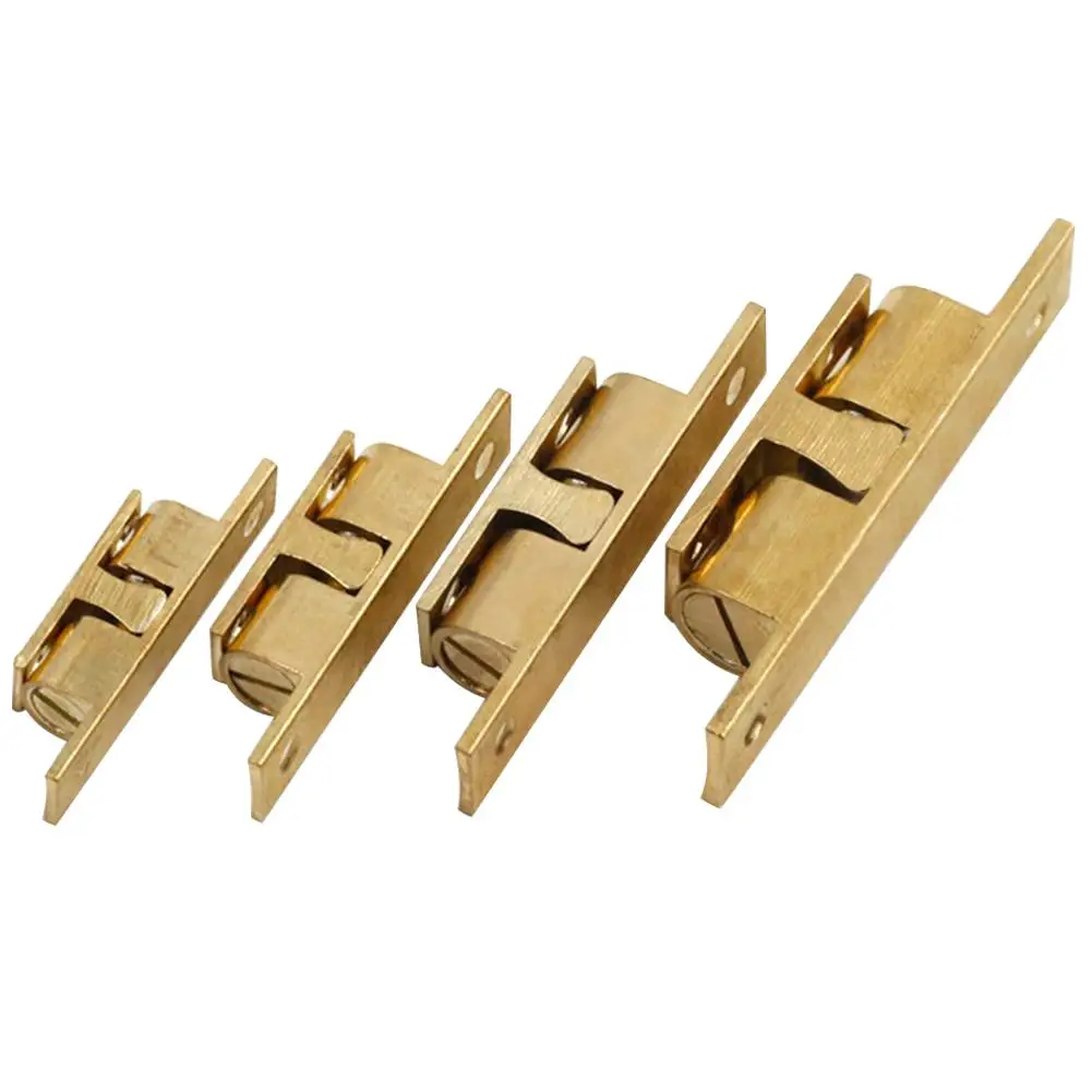 Латунная дверная Стопорная защелка замок с пряжкой сенсорная шкафчик Внутренний