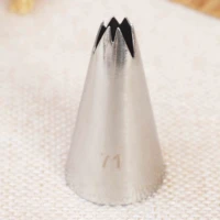 71 leaf piping nozzle decorating tip cake decorating tools icing tube baking tools create leaves cream small size