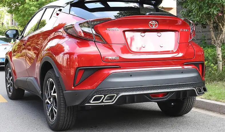 Для Toyota CHR Body kit спойлер 2017 2019 для CH R HC ABS задний передний бампер диффузор защитные
